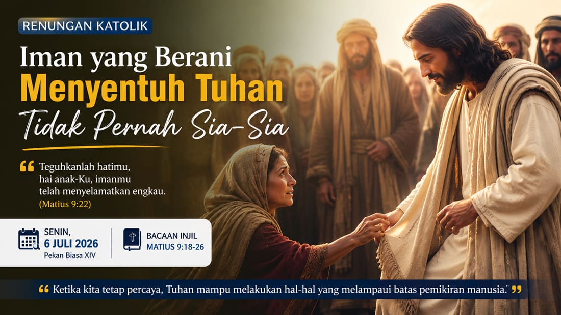 Iman yang Berani Menyentuh Tuhan Tidak Pernah Sia-Sia