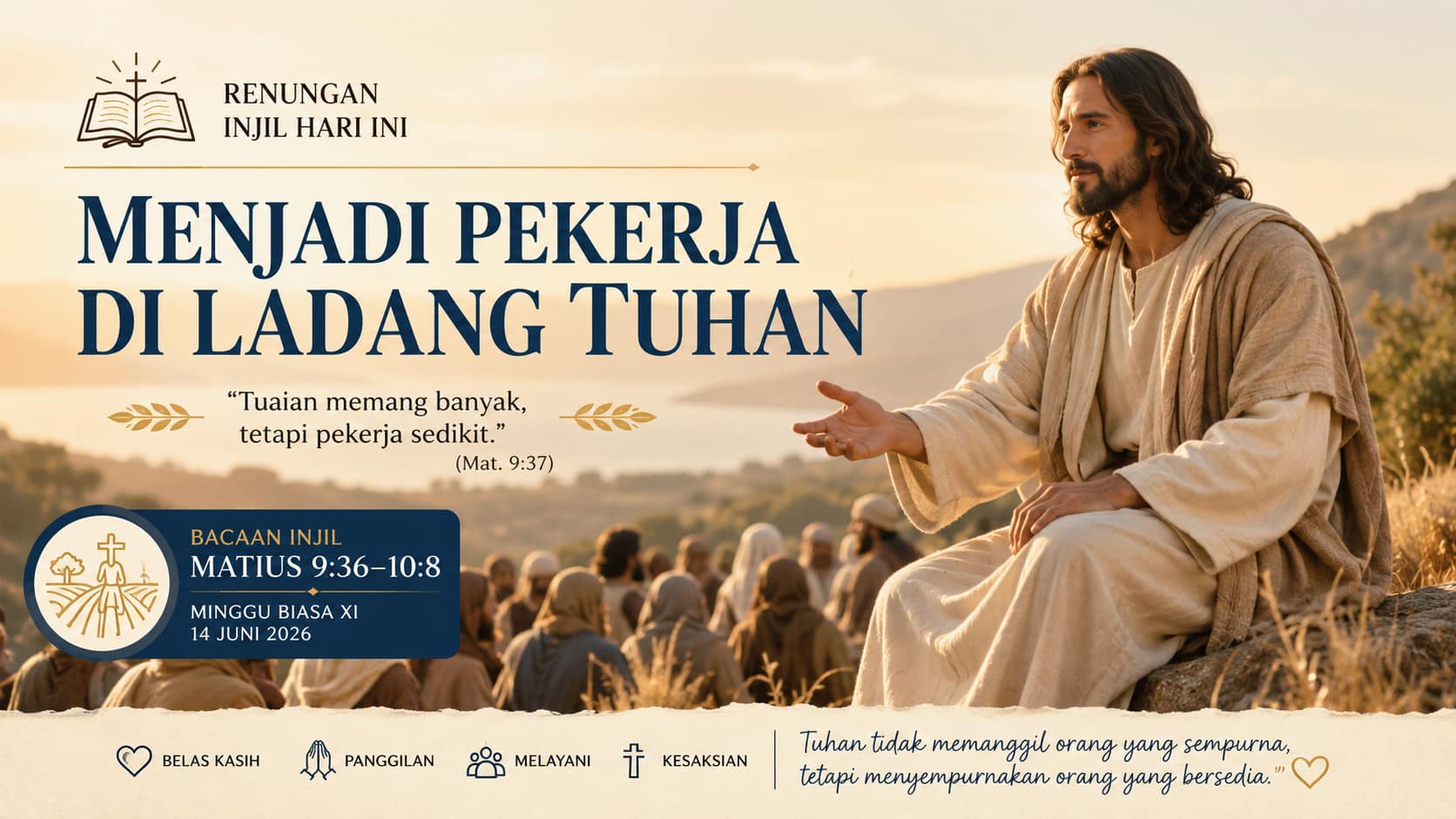 Dari Penonton Menjadi Pekerja di Ladang Tuhan