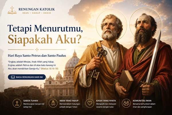Tetapi Menurutmu, Siapakah Aku?