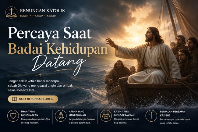 Percaya Saat Badai Kehidupan Datang