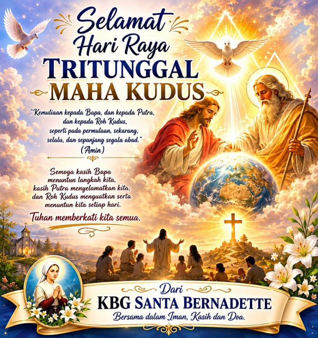 Renungan Hari Raya Tritunggal Mahakudus