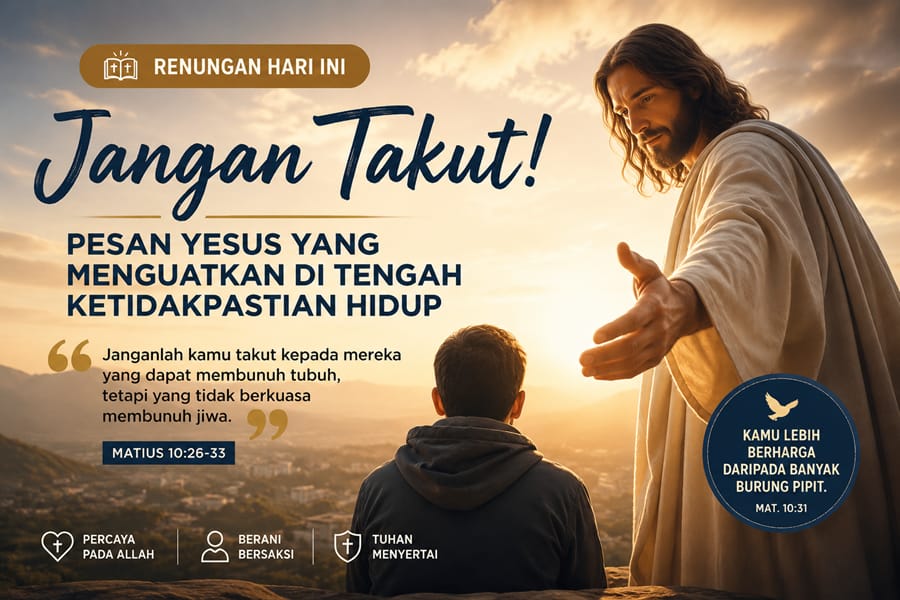 Takut pada Manusia atau Percaya pada Tuhan